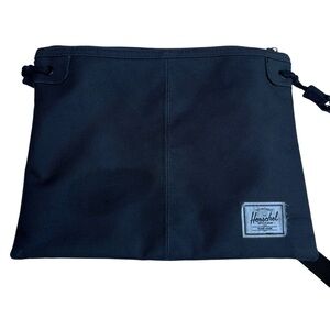 Herschel Supply Adler Black Canvas Crossbody‎ Bag